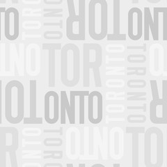 toronto, canada seamless pattern