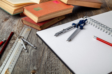 Technical Drawing with Compass, Pencil & Steel Rule