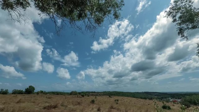 Cloudy timelapse video