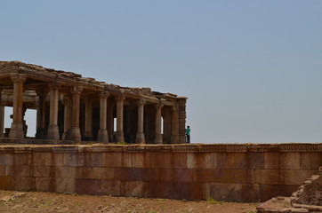 Obraz premium Old abandoned isolated structure 