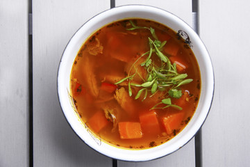 Chicken vegetable soup