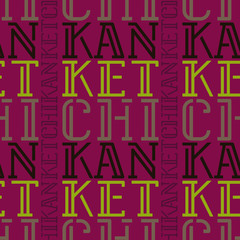 Ketchikan, USA seamless pattern