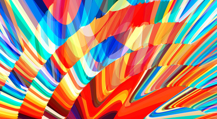 Bright multicolored background. Abstract vector graphics
