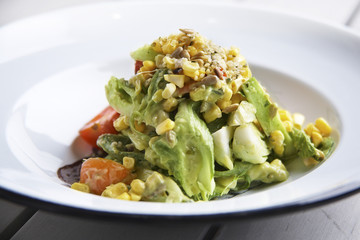 Raw Bok Choi salad