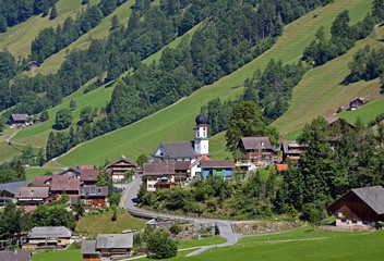 Fototapeta na wymiar Oberrickenbach, Nidwalden