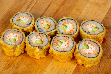 Hot roll with crab