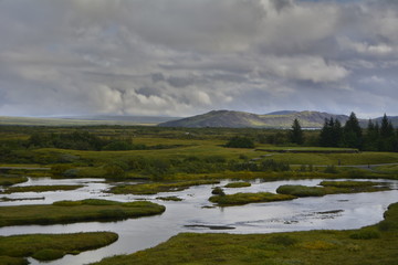 Fototapeta na wymiar Thingvellir, Iceland