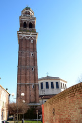 A nice spot in the little town of Rovigo, in the Po valley in Veneto. Here an old narrow street...
