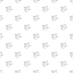 Pie chart icon in outline style on a white background