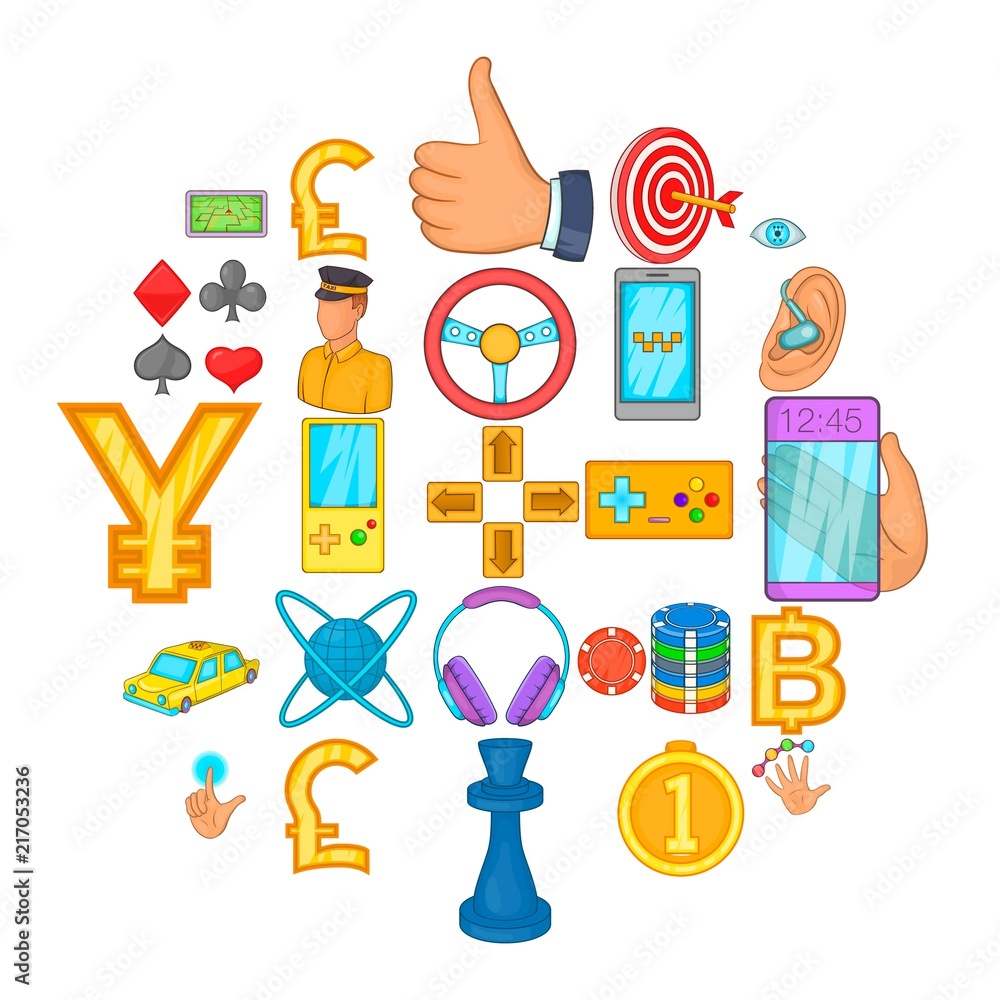 Poster policy shop icons set. cartoon set of 25 policy shop vector icons for web isolated on white backgrou