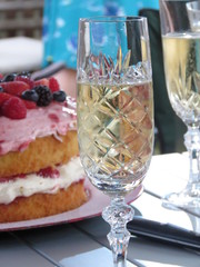 Champagne and Cake