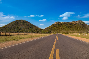 Cerro Jhú (Cerro Negro) is one of the visual landmarks of the city of Paraguari in Paraguay. 