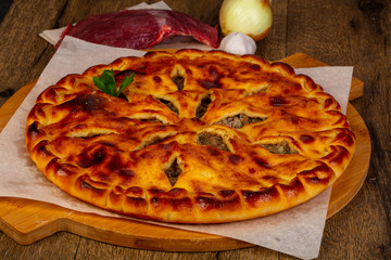 Homemade Ossetian pie