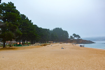 Playa región del Bio Bio sur de Chile