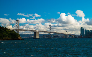 Obraz premium San Francisco-Oakland Bay Bridge