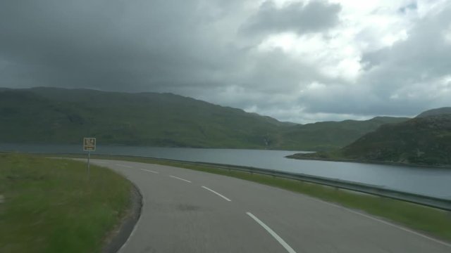 Drive Along Loch Assynt