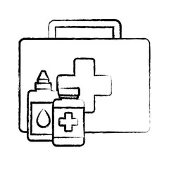 Fototapeta na wymiar First aid kit design