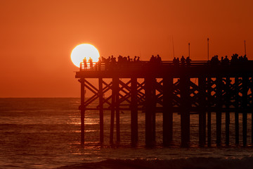 Orange San Diego Sunset