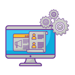 Fototapeta premium Digital marketing design