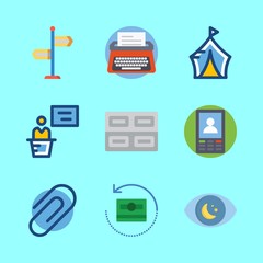 business icons set. people, boardroom, motivation and guidepost graphic works