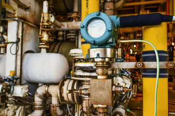 Pressure transmitter, and temperature transmitter for measurement and monitor data of oil and gas...