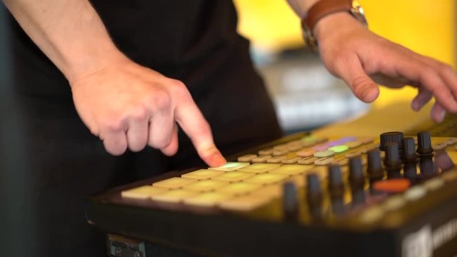 Festival Drum Pads in Slow Motion