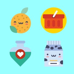 drink icons set. holding, witch, shop and juicy graphic works