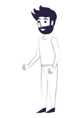 cartoon businessman icon