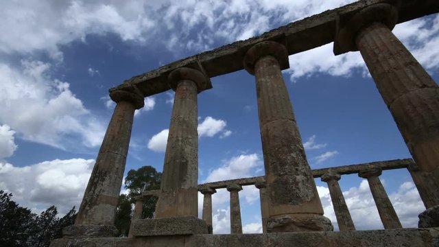 Archaeological Park of Metaponto, Basilicata, Italy. The Palatine Tables