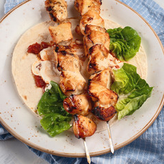 Chicken skewers