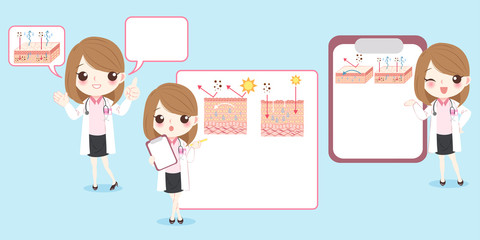 woman with dry skin concept