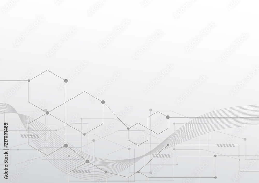 Poster abstract technology futuristic network. internet connection, sense of science and technology graphic