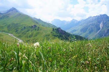 Fototapeta na wymiar Berg Panorama
