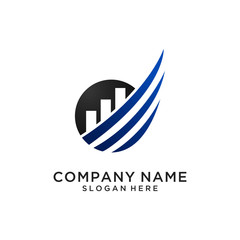 Global financial logo design