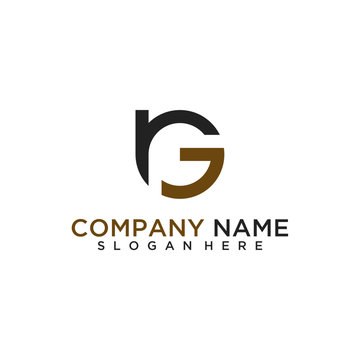 RG letter logo design
