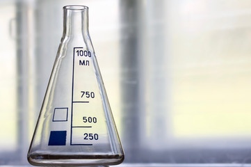 glass laboratory chemical glassware-flask