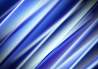 Abstract colored glowing lines on a dark background, light effects. Vector illustration.