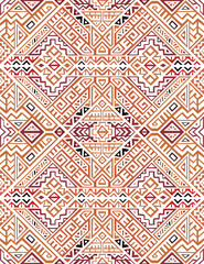 Creative Ethnic Style Vector Seamless Pattern