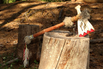Tomahawk axe made of bone