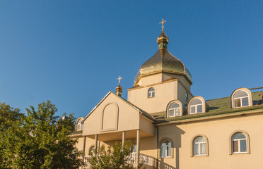 Fototapeta na wymiar SVITIAZ, UKRAINE: Peter and Paul Monastery of Ukrainian Orthodox Church