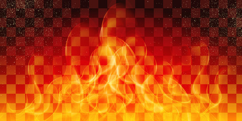 背景　炎 © Sakuraco