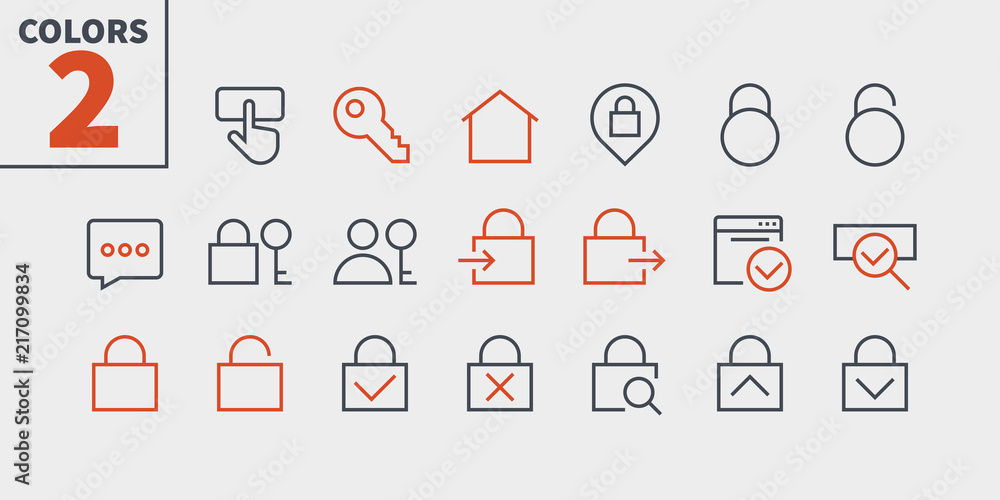 Poster login ui pixel perfect well-crafted vector thin line icons 48x48 ready for 24x24 grid for web graphi