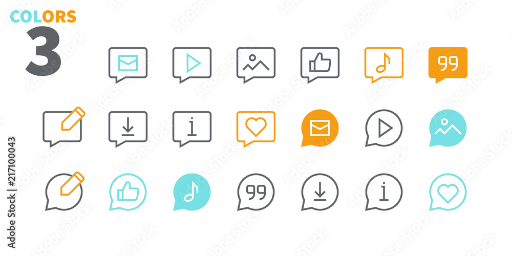 Poster messages ui pixel perfect well-crafted vector thin line icons 48x48 ready for 24x24 grid with editab