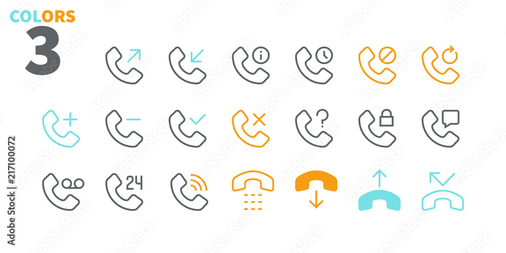 Poster phones ui pixel perfect well-crafted vector thin line icons 48x48 ready for 24x24 grid for web graph