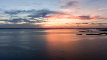 Sunset on Mobile Bay in Daphne, Alabama 