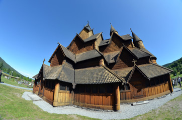 Heddal Stave Church, Norways largest stave church, Notodden municipality, Norway
