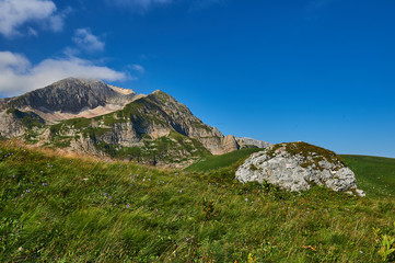 The Caucasus mountains in Russia