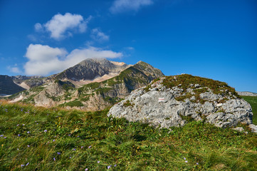 The Caucasus mountains in Russia