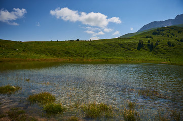 The Caucasus mountains in Russia