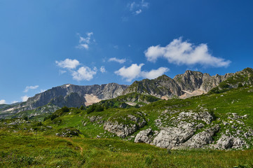 The Caucasus mountains in Russia